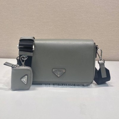 프*다 2VD059 사피아노 레더 숄더백