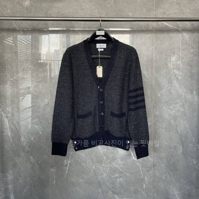 톰*라운 4-바 텍스처 스티치 가디건