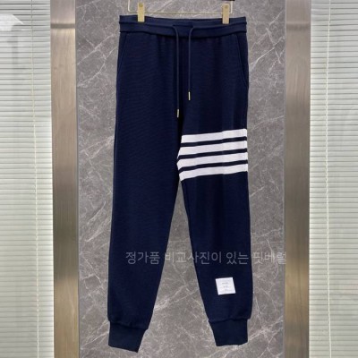 톰*라운 4-바 스트라이프 와플 조깅 팬츠