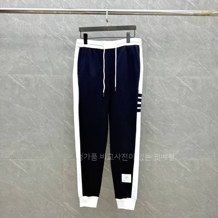 톰*라운 사이드 4-바 저지 루프백 조깅 팬츠