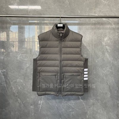 톰*라운 울트라 라이트 나일론 테크 다운 베스트 패딩 조끼