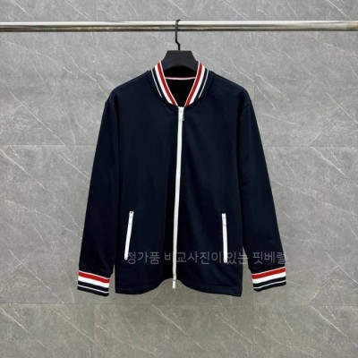톰*라운 RWB 스트라이프 봄버 자켓