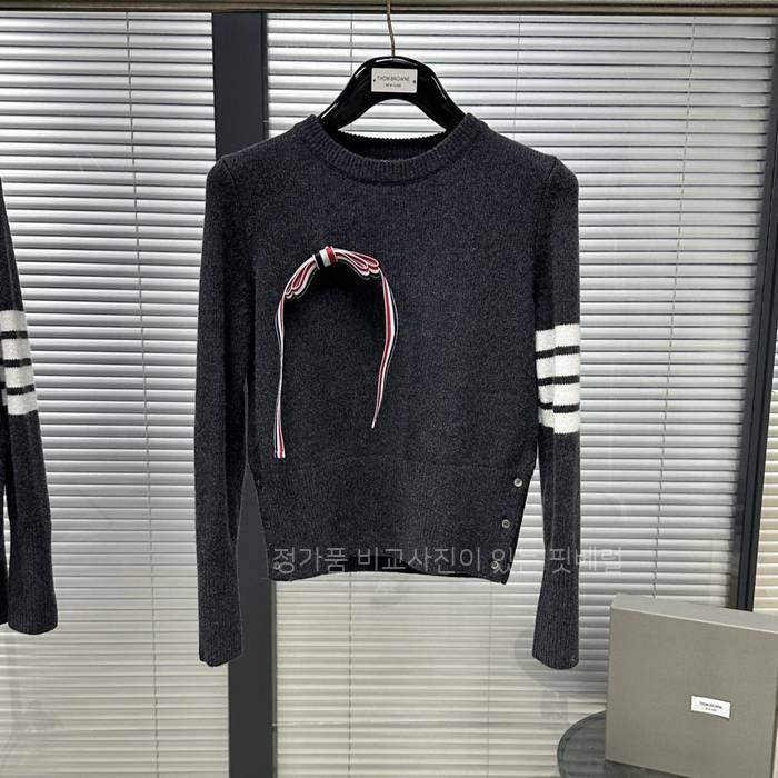 톰*라운 4-바 리본 니트 여성용