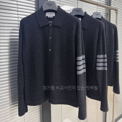 톰*라운 4-바 저지 캐시미어 니트 셔츠