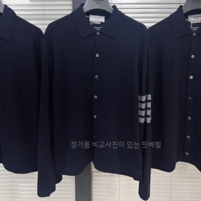 톰*라운 4-바 저지 캐시미어 니트 셔츠