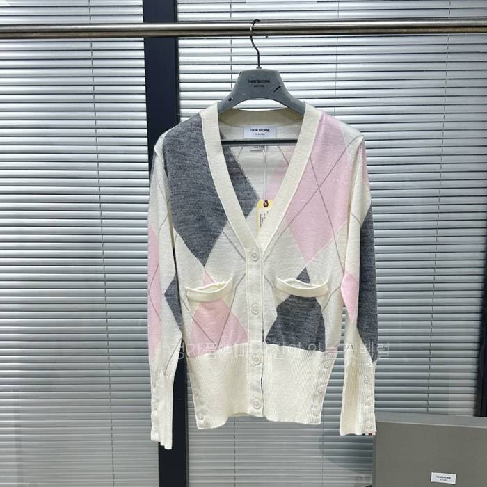 톰*라운 아가일 인타르시아 가디건 여성용