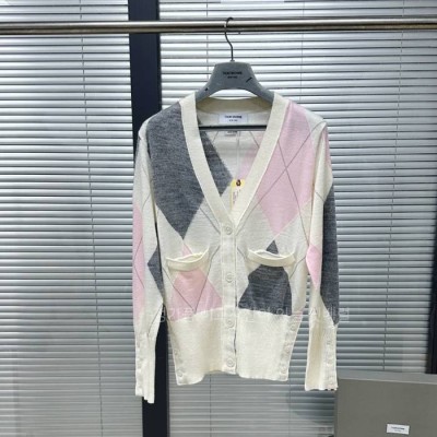 톰*라운 아가일 인타르시아 가디건 여성용