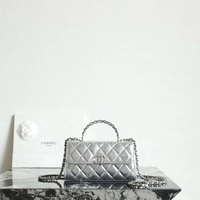 샤* 25SS CC 체인 탑핸들 미니 폰홀더백