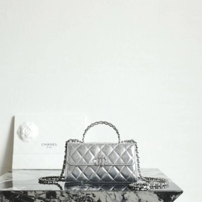 샤* 25SS CC 체인 탑핸들 미니 폰홀더백