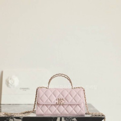 샤* 25SS CC 체인 탑핸들 미니 폰홀더백