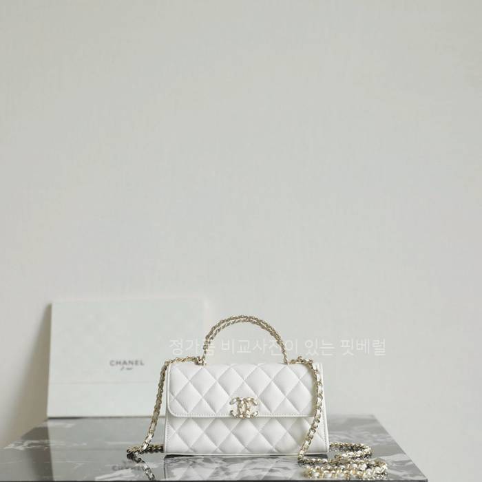 샤* 25SS CC 체인 탑핸들 미니 폰홀더백