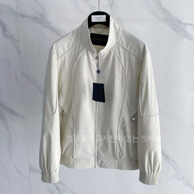 [국내배송] 루*비통 모노그램 로고 블루종 자켓