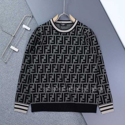 [국내배송] 펜* FF 자카드 라운드 니트