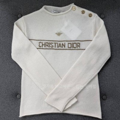 디* 에크루 캐시미어 블렌드 니트 여성용