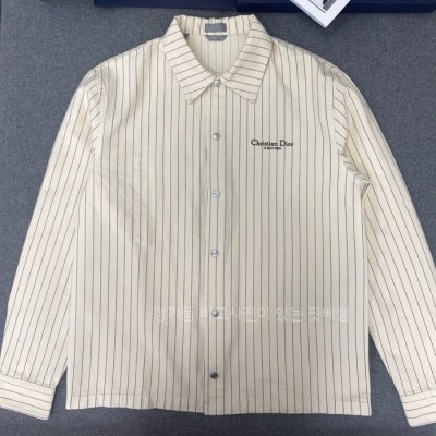 디* 쿠튀르 스트라이프 오버 셔츠 자켓