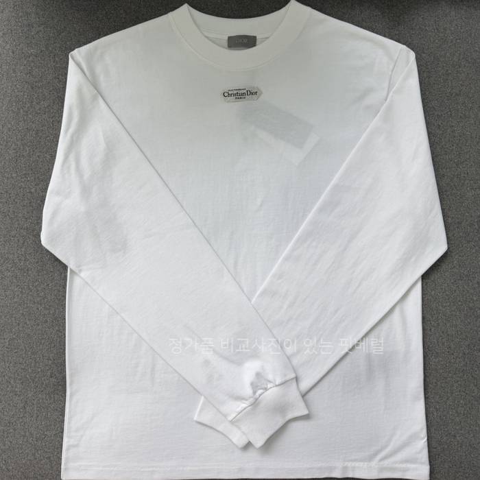 디* 파리 라벨 긴팔티셔츠