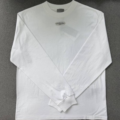 디* 파리 라벨 긴팔티셔츠