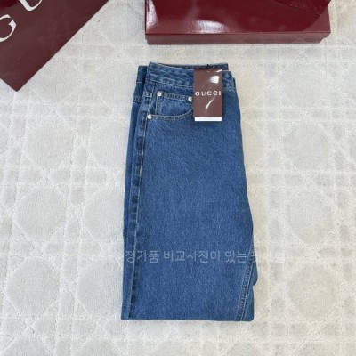 구* 홀스빗 코튼 데님 팬츠