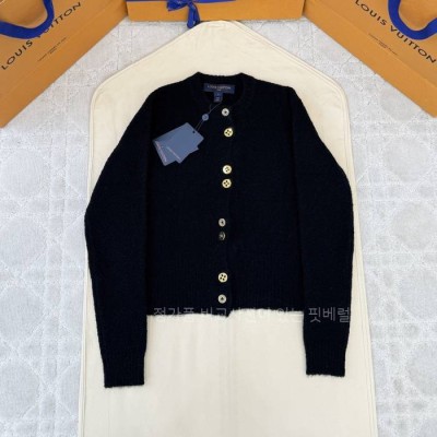 루*비통 모노그램 버튼 가디건 여성용