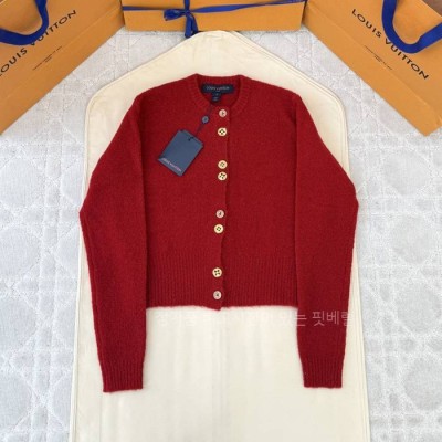 루*비통 모노그램 버튼 가디건 여성용