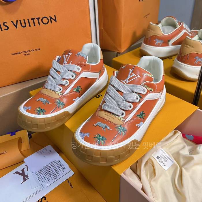 루*비통x더 *즐링 리미티드 LV 틸티드 스니커즈 남녀공용