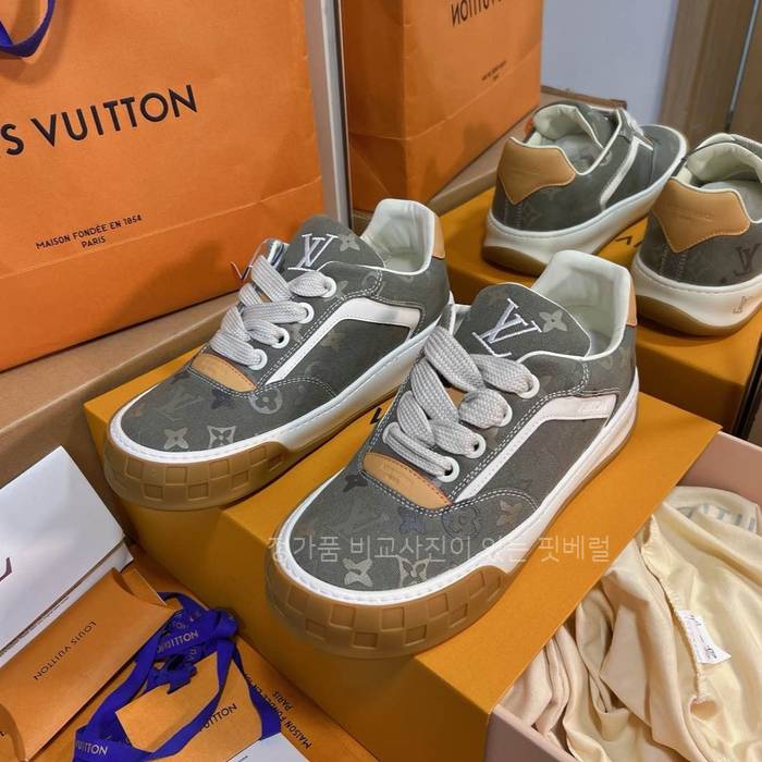 루*비통 LV 틸티드 스니커즈 남녀공용