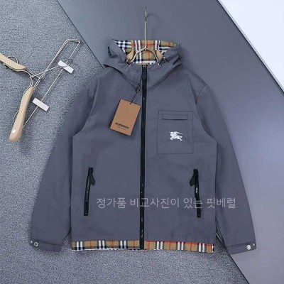 [국내배송] 버*리 스탠포드 체크 윈드브에이커 자켓