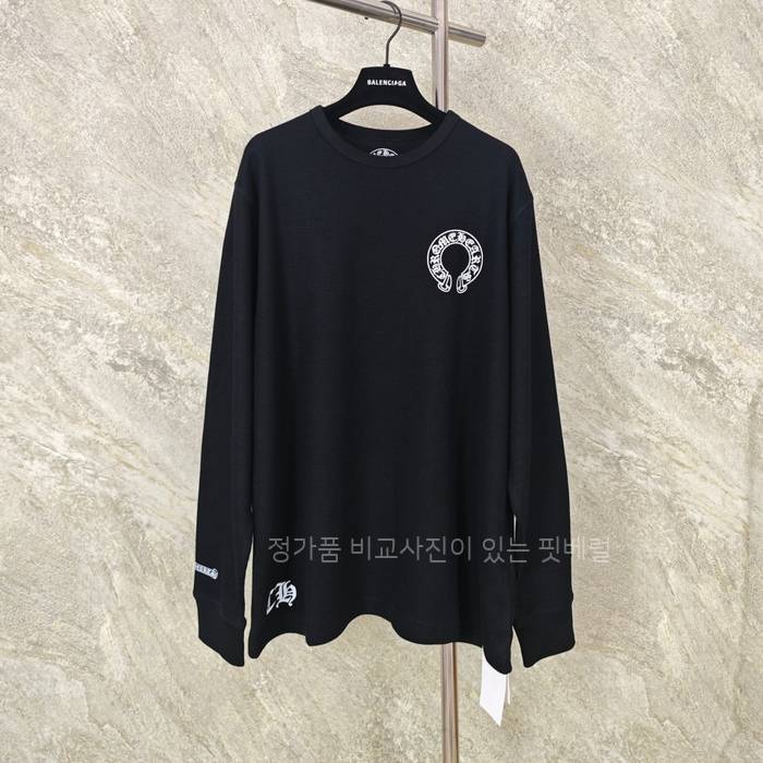 크*하츠 홀스슈 와플 긴팔티셔츠