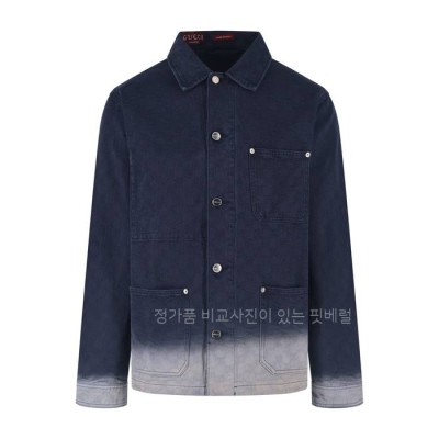 구* 모노그램 딥다이 자켓