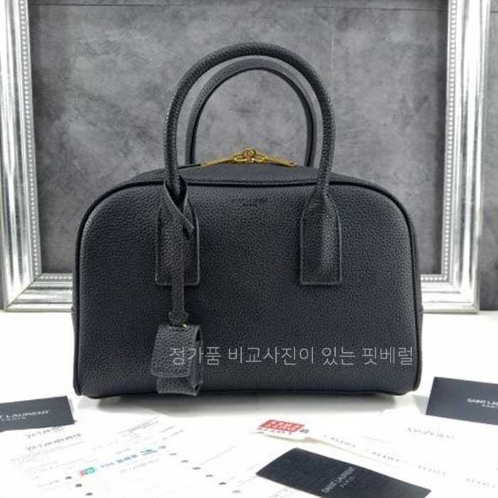 [국내배송] 입*로랑 그레인 가죽 소재 SAC DE JOUR 보스턴 백 스몰