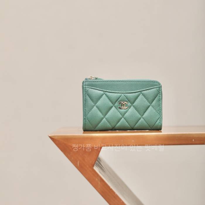 샤* 클래식 지퍼 카드 홀더 지갑