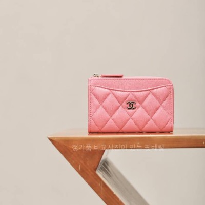 샤* 클래식 지퍼 카드 홀더 지갑