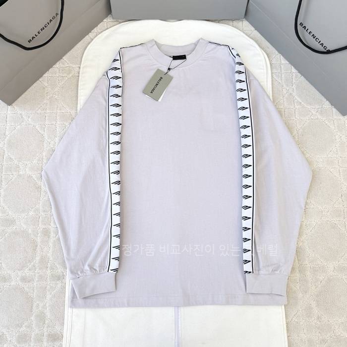 발*시아가 스트라이프 페이디드 긴팔티셔츠