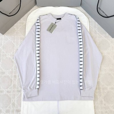 발*시아가 스트라이프 페이디드 긴팔티셔츠