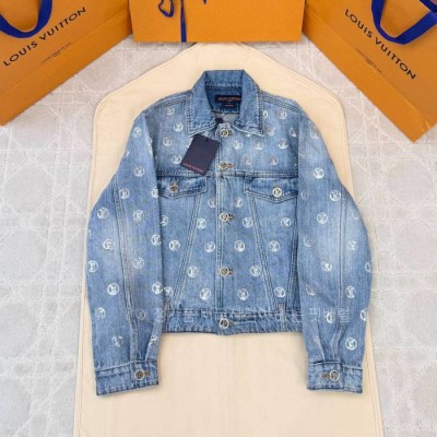 루*비통 LV 스키 시그니처 데님 자켓 여성용