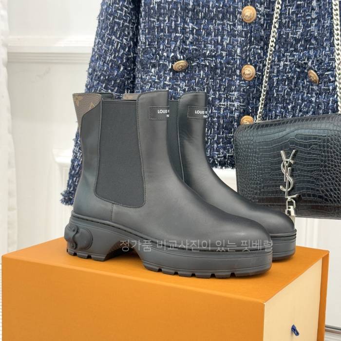 루*비통 LV 스쿼드 첼시 앵클 부츠