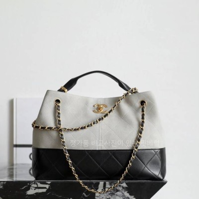 샤* 25A 공방 스웨이드 투톤 숄더백