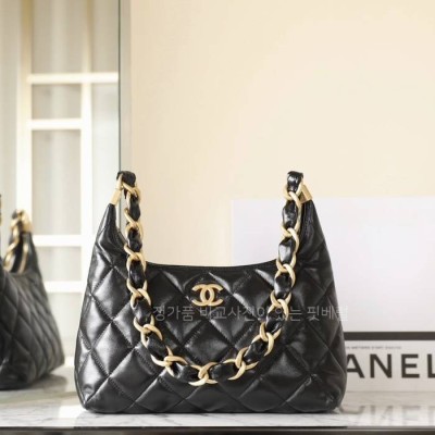 샤* 25SS CC 체인 호보백 라지