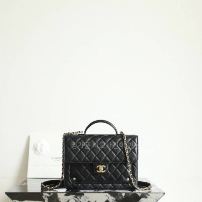 샤* 25B 탑핸들 체인 메신저 백팩