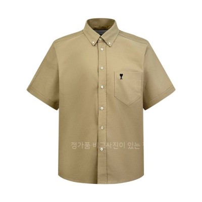 아* 드 꾀흐 자수 박시 반팔 셔츠