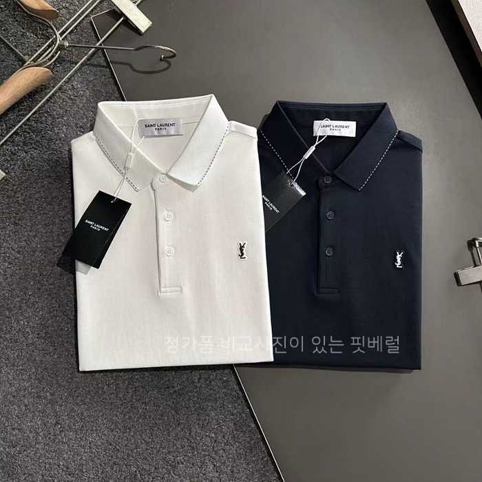 [국내배송] 생*랑 엠보로고 카라 티셔츠 (2color)