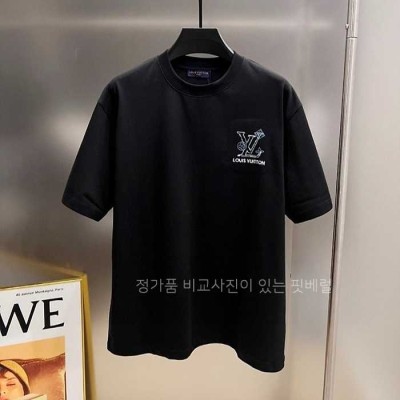 [국내배송] 루*비통 시그니처 팽글자수 반팔