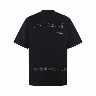 발*시아가 로고 프린트 반팔티셔츠