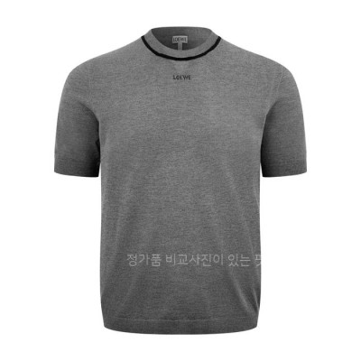 로*베 로고 니트 반팔