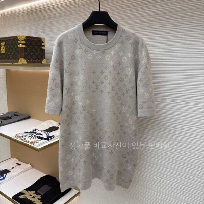 [국내배송] 루*비통 LV321 모노그램 반팔 크루넥 니트 웨어