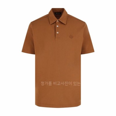 로*피아나 로고 폴로 반팔티셔츠