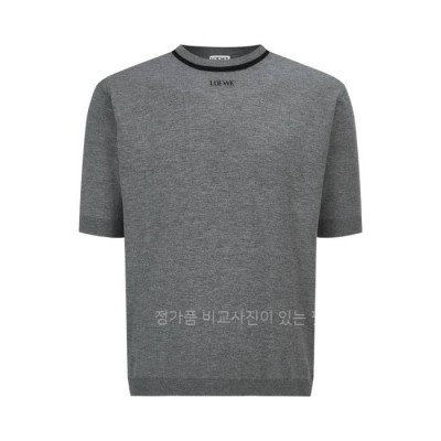 로*베 로고 니트 반팔