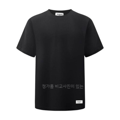 입*로랑 로고 반팔티셔츠