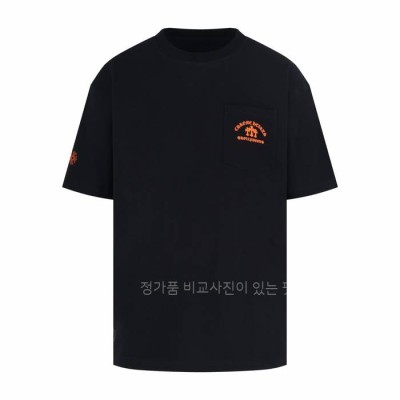 크*하츠 오렌지 세메터리 크로스 반팔티셔츠