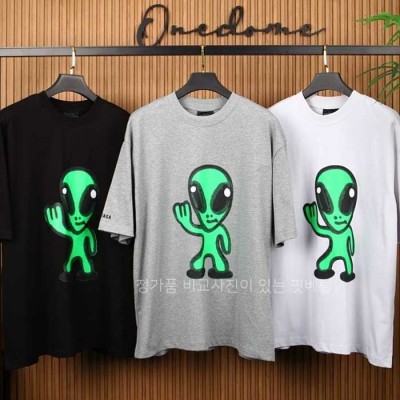 [국내배송] 발*시아가 하이 데어 드리플리 반팔티셔츠 (3color)